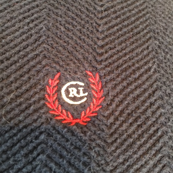 Chaps Ralph Lauren  men’s sweater navy size L - Picture 3 of 4